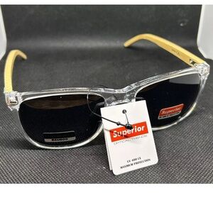 Superior Bamboo Unisex Wood Sunglasses Eco-Friendly Bamboo